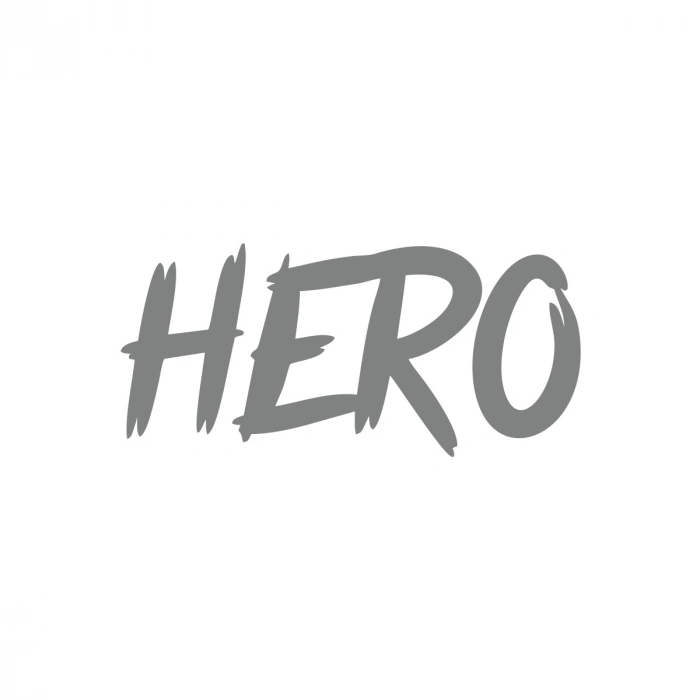 Hero Araba Sticker 17x17 Cm Gri