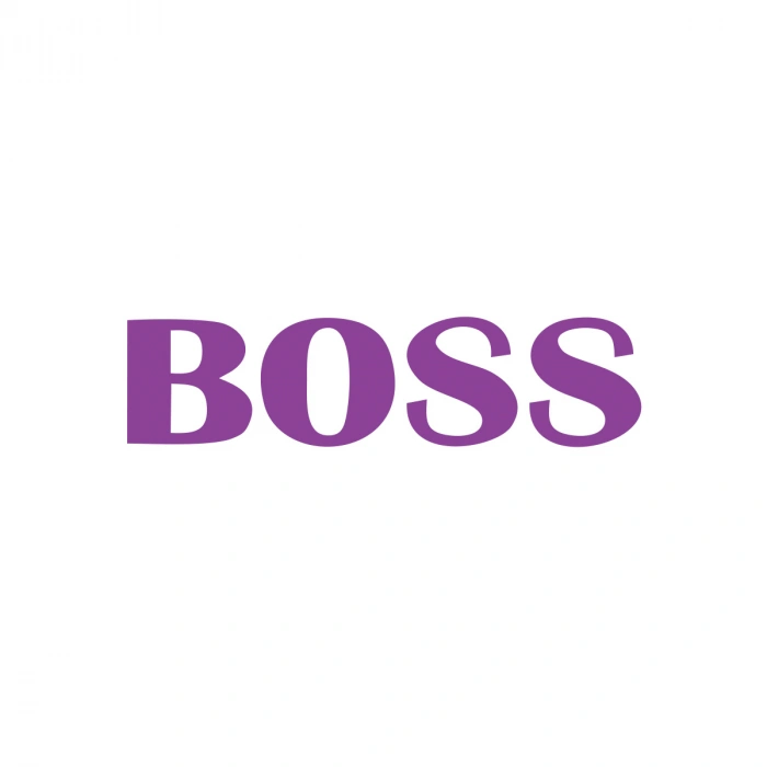 Boss Araba Sticker 17x17 Cm Mor