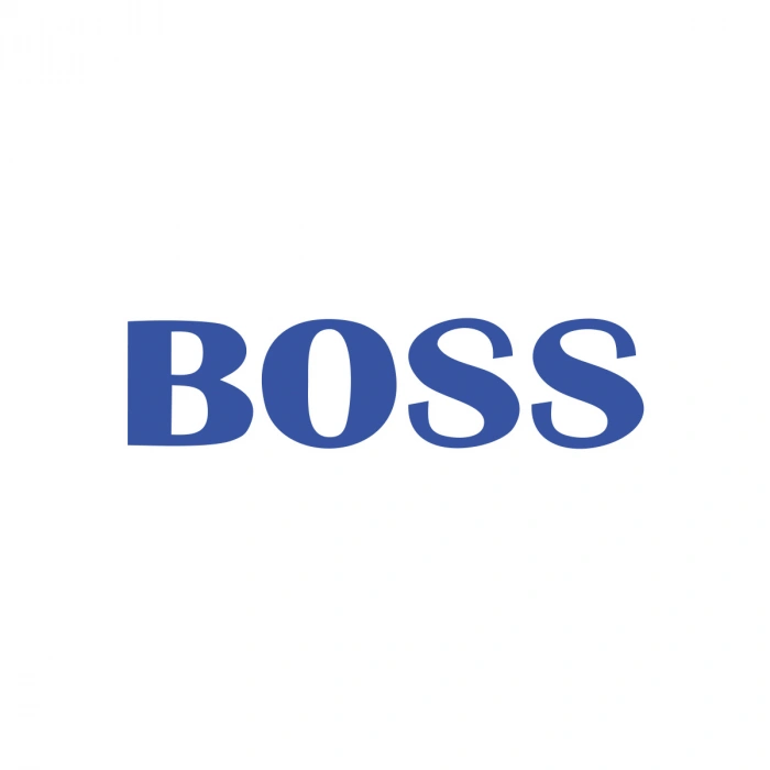 Boss Araba Sticker 17x17 Cm Mavi