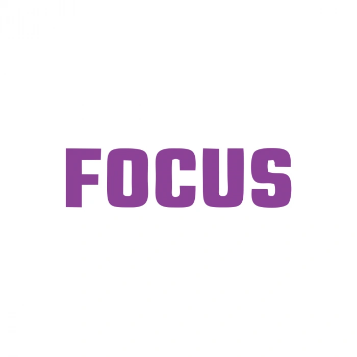 Focus Araba Sticker 17x17 Cm Mor