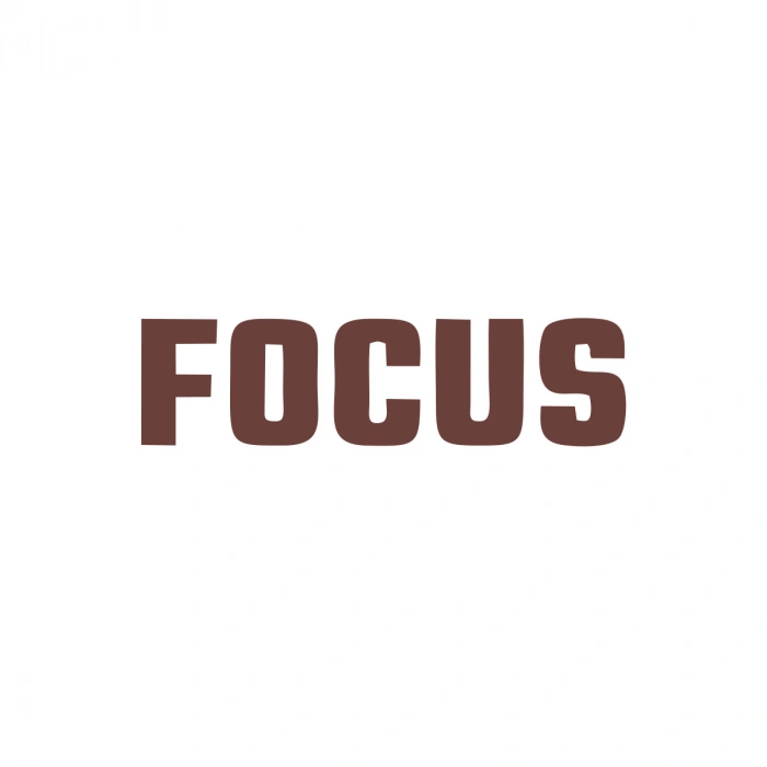 Focus Araba Sticker 17x17 Cm Kahverengi