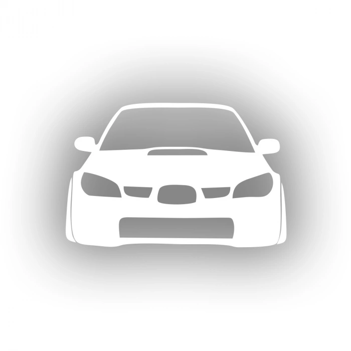 Araba Stickeri 17x17 Cm Beyaz