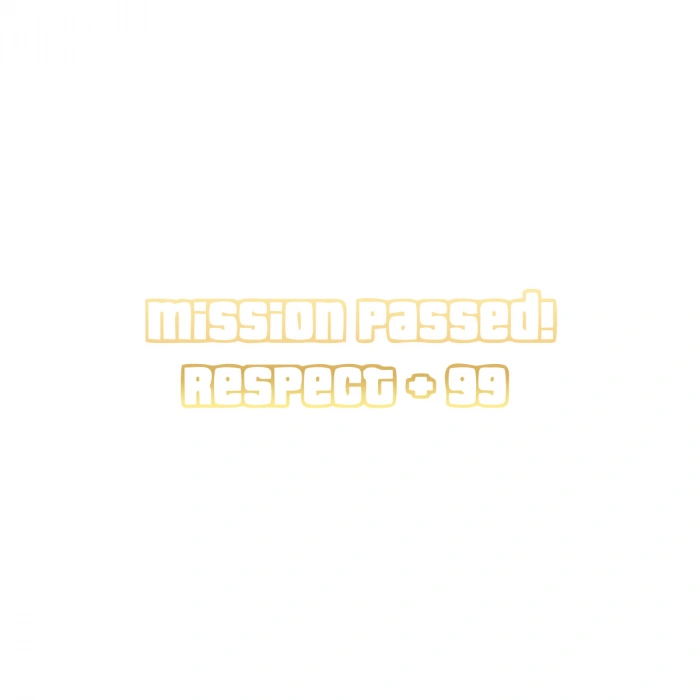 Mission Passed Respect +99 Araba Stickeri 17x17 Cm Gold