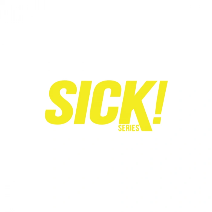 Sick Series Araba Sticker 17x17 Cm Sarı