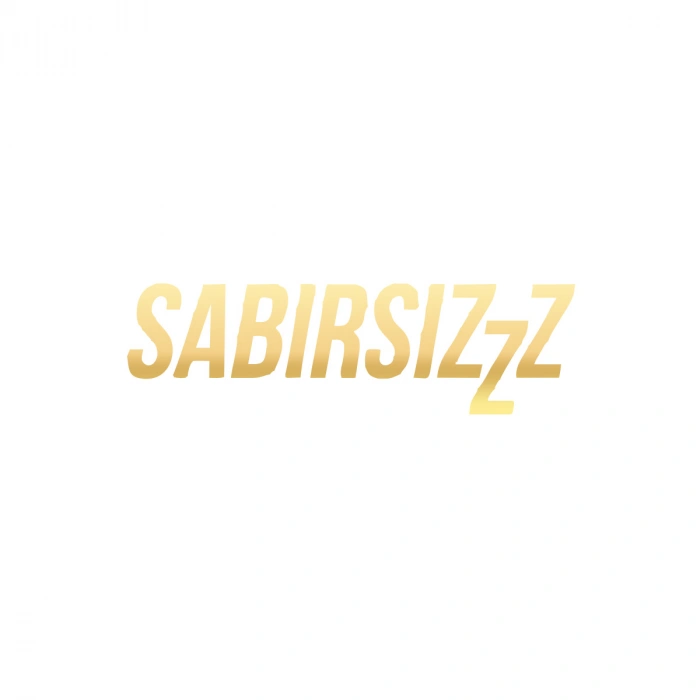 Sabırsızzz Araba Sticker 17x17 Cm Gold