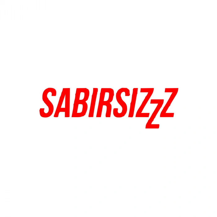 Sabırsızzz Araba Sticker 17x17 Cm Kırmızı