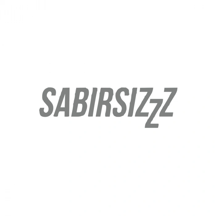 Sabırsızzz Araba Sticker 17x17 Cm Gri
