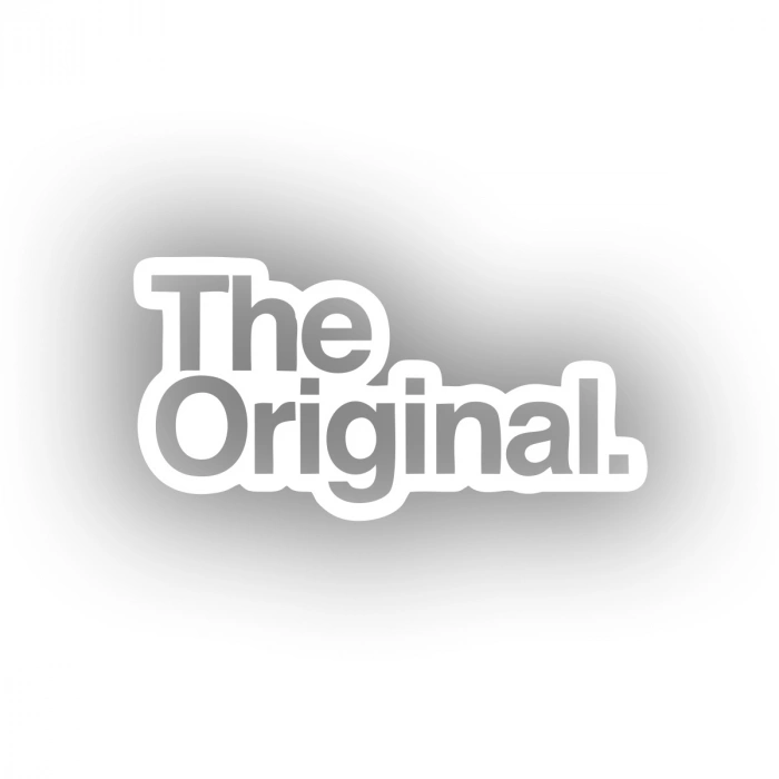 The Original. Araba Sticker 17x17 Cm Beyaz