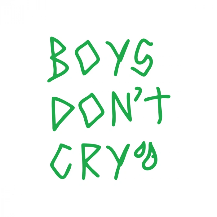 Boys Dont Cry Araba Sticker 17x17 Cm Yeşil