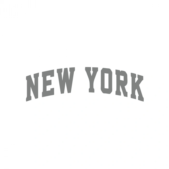 New York Araba Sticker 17x17 Cm Gri