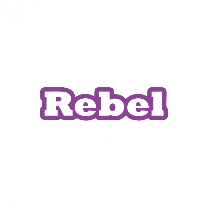 Rebel Araba Sticker 17x17 Cm Mor