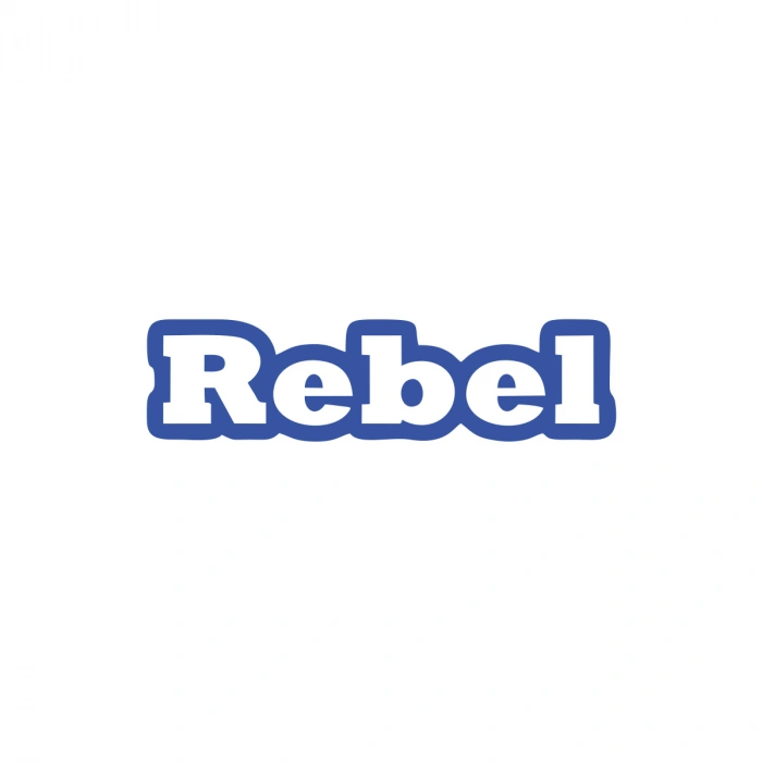 Rebel Araba Sticker 17x17 Cm Mavi