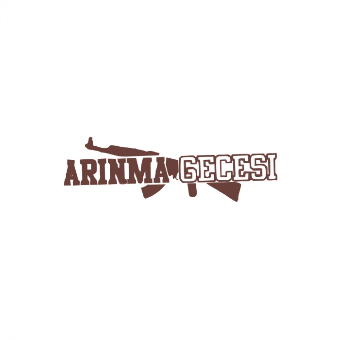 Arınma Gecesi Araba Sticker 17x17 Cm Kahverengi
