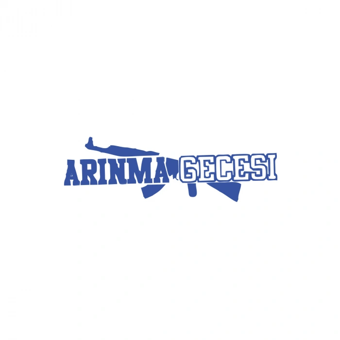Arınma Gecesi Araba Sticker 17x17 Cm Mavi