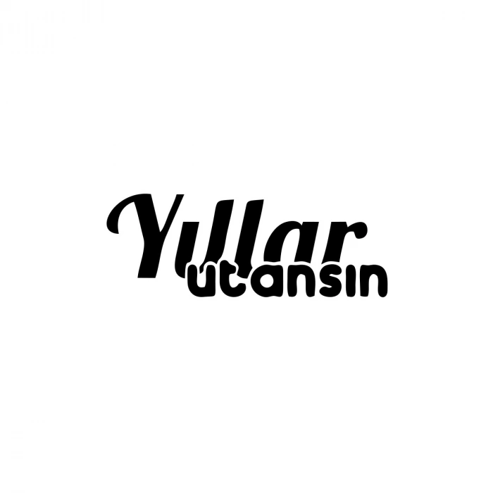 Yıllar Utansın Araba Sticker 17x17 Cm Siyah