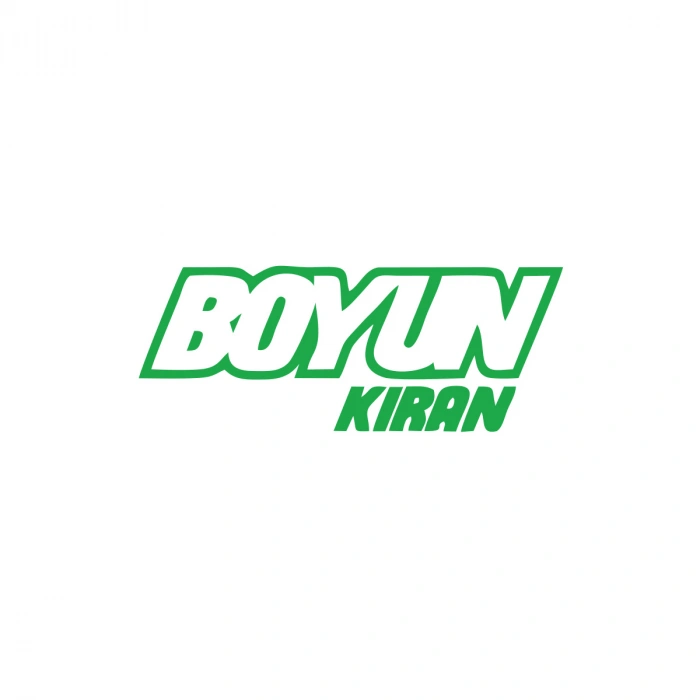 Boyun Kıran Araba Sticker 17x17 Cm Yeşil