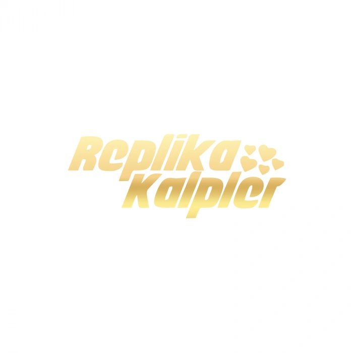 Replika Kalpler Araba Sticker 17x17 Cm Gold