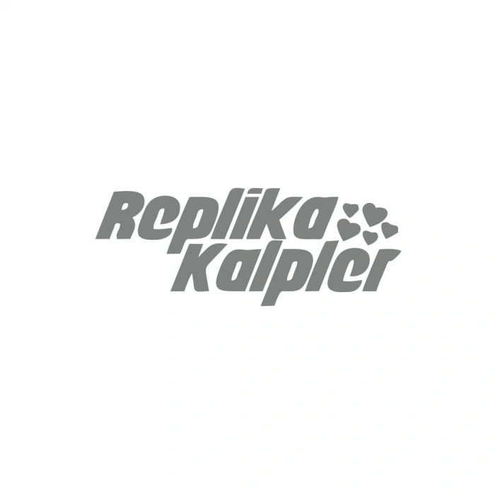 Replika Kalpler Araba Sticker 17x17 Cm Gri