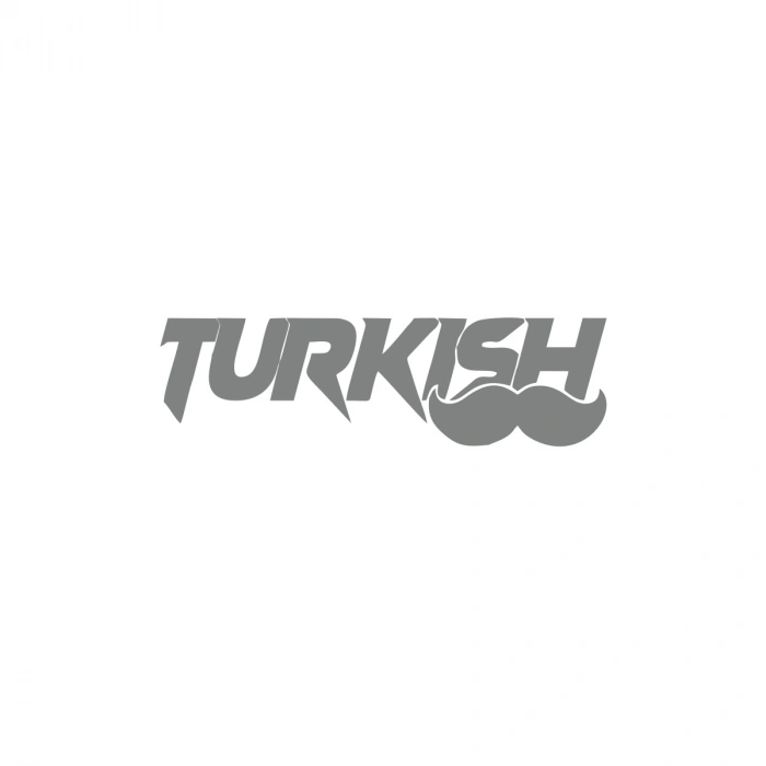 Turkish Araba Sticker 17x17 Cm Gri