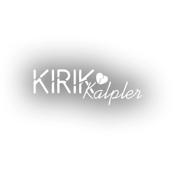 Kırık Kalpler Araba Sticker 17x17 Cm Beyaz