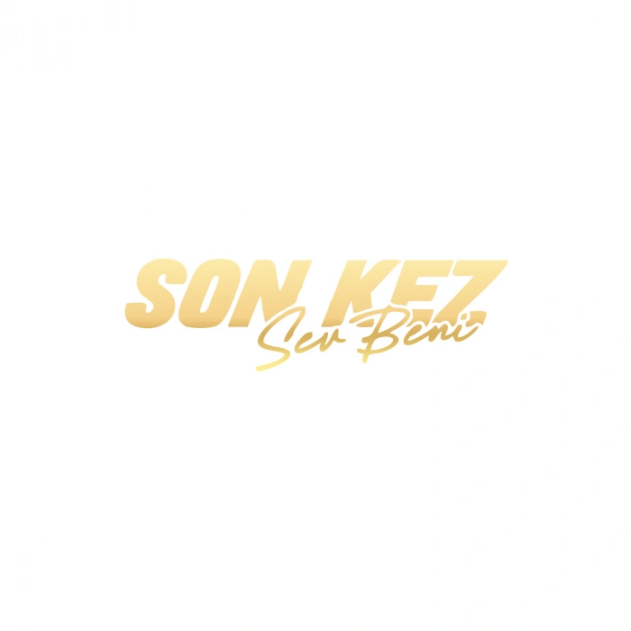 Son Kez Sev Beni Araba Sticker 17x17 Cm Gold