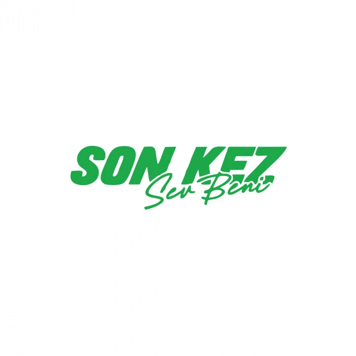 Son Kez Sev Beni Araba Sticker 17x17 Cm Yeşil