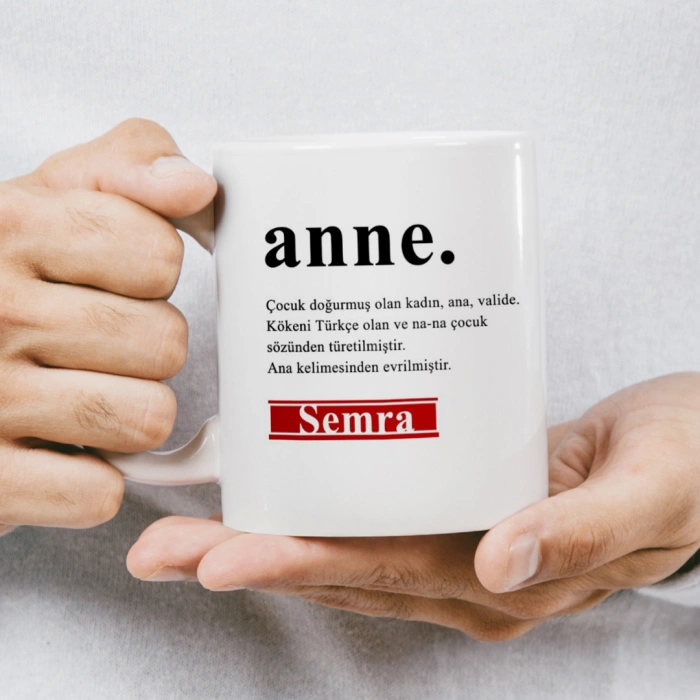 Anneler Günü Kupası - Anne Tanımı ve İsme Özel