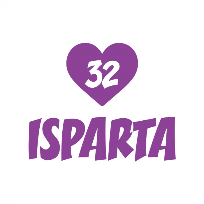 Kalpli 32 Isparta Araba Sticker 17x17 Cm Mor