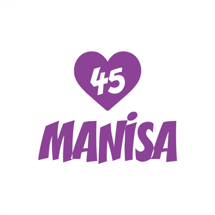 Kalpli 45 Manisa Araba Sticker 17x17 Cm Mor