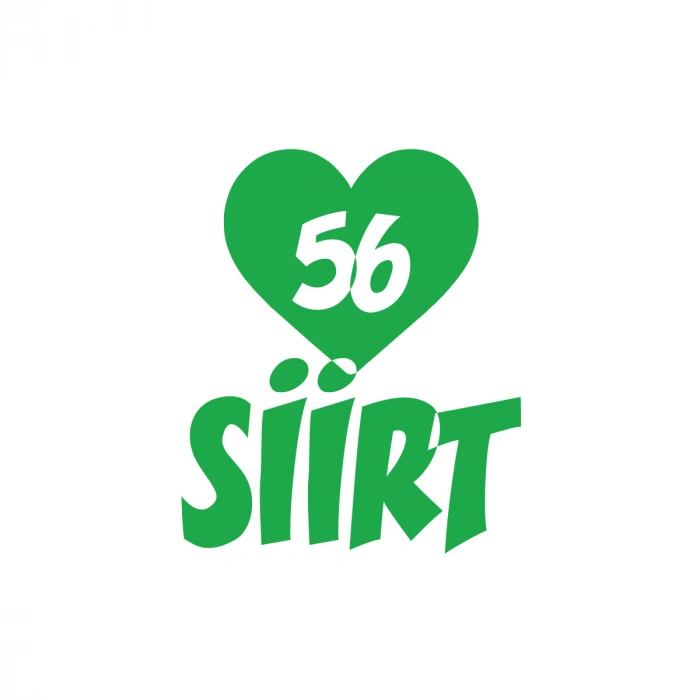 Kalpli 56 Siirt Araba Sticker 17x17 Cm Yeşil