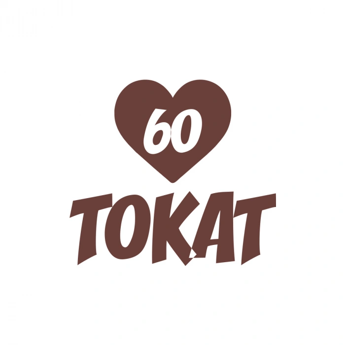 Kalpli 60 Tokat Araba Sticker 17x17 Cm Kahverengi