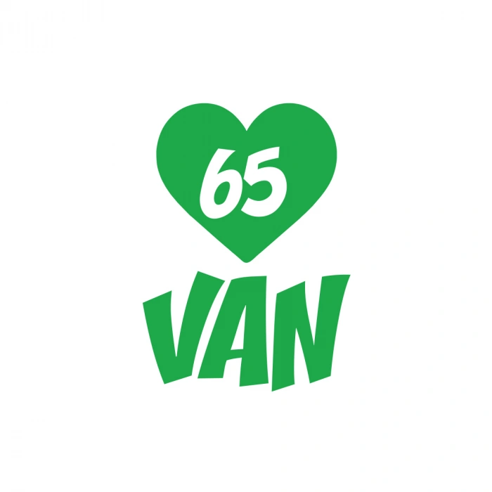 Kalpli 65 Van Araba Sticker 17x17 Cm Yeşil