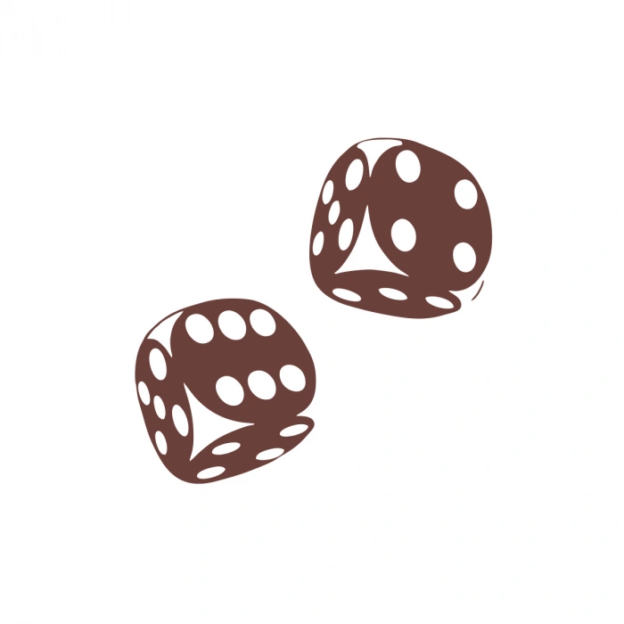 Zar Araba Sticker 17x17 Cm Kahverengi