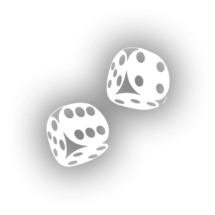 Zar Araba Sticker 17x17 Cm Beyaz