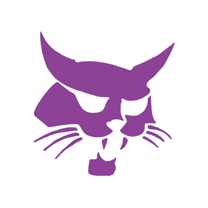 Samuray Kedi Araba Sticker 17x17 Cm Mor