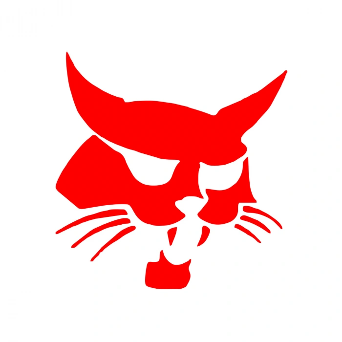 Samuray Kedi Araba Sticker 17x17 Cm Kırmızı