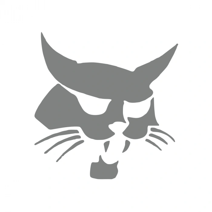 Samuray Kedi Araba Sticker 17x17 Cm Gri