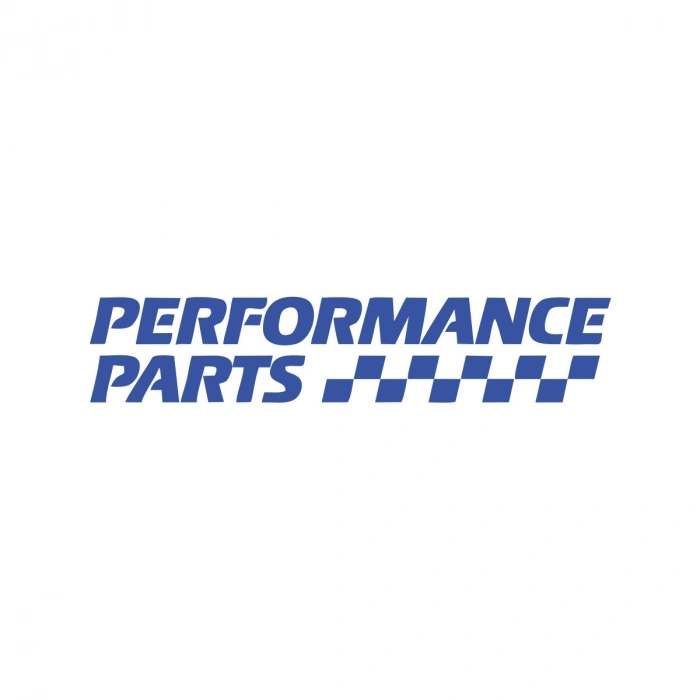 Performance Parts Araba Sticker 17x17 Cm Mavi
