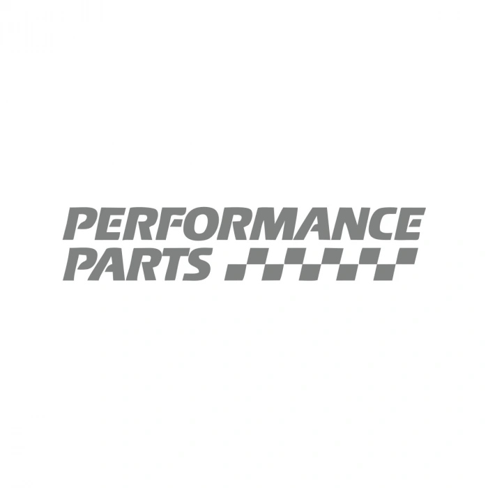 Performance Parts Araba Sticker 17x17 Cm Gri