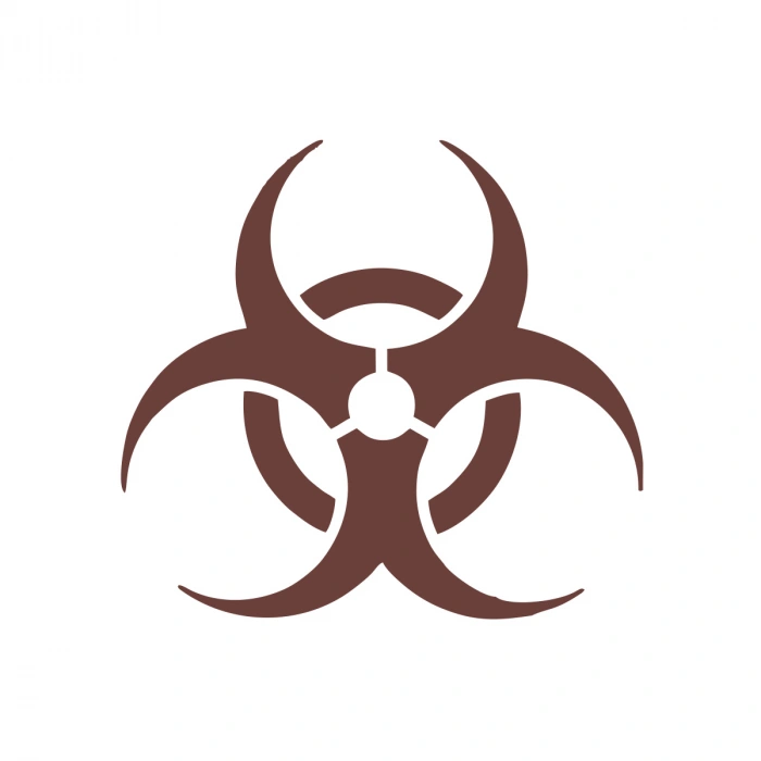 Kimyasal Amblemi Araba Sticker 17x17 Cm Kahverengi