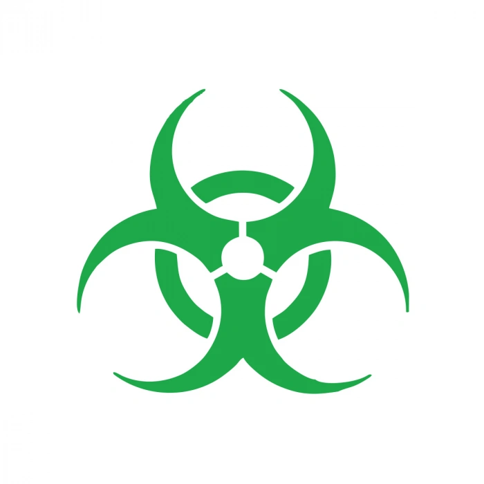 Kimyasal Amblemi Araba Sticker 17x17 Cm Yeşil