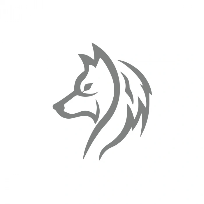 Kurt Silüet Araba Sticker 17x17 Cm Gri