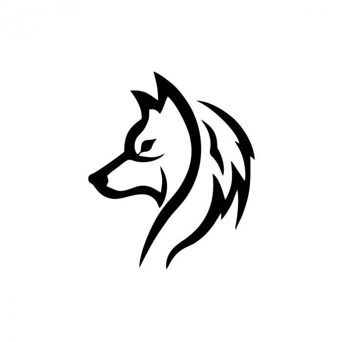 Kurt Silüet Araba Sticker 17x17 Cm Siyah