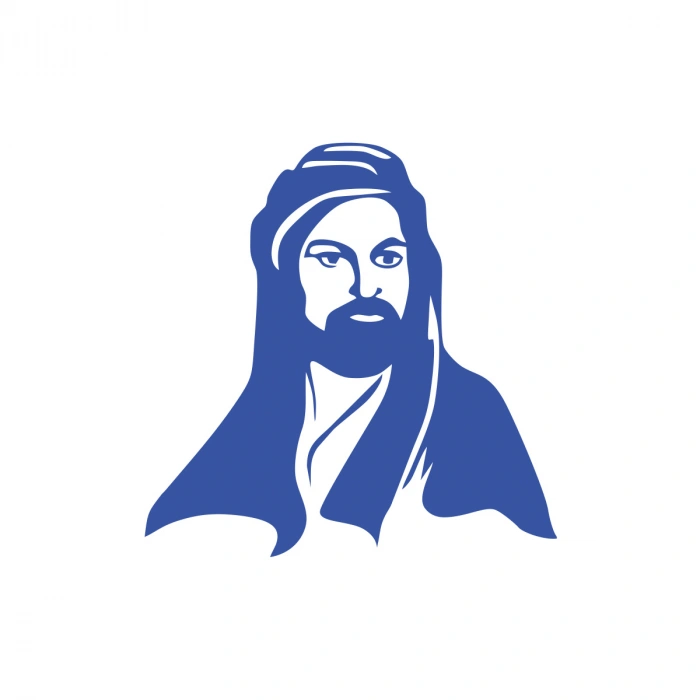 Hz.Ali Araba Sticker 17x17 Cm Mavi