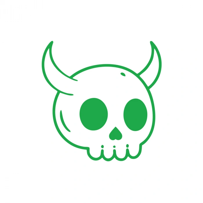 Kuru Kafa Araba Sticker 17x17 Cm Yeşil