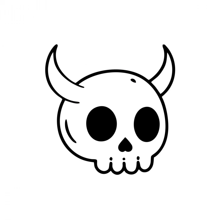 Kuru Kafa Araba Sticker 17x17 Cm Siyah