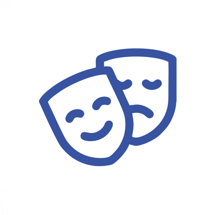 Mutlu Yüz Üzgün Yüz Araba Sticker 17x17 Cm Mavi