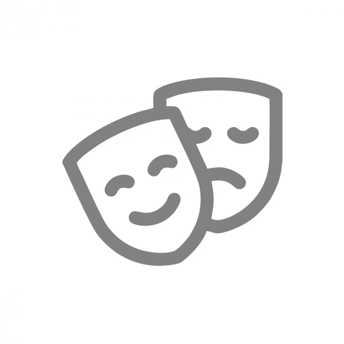 Mutlu Yüz Üzgün Yüz Araba Sticker 17x17 Cm Gri