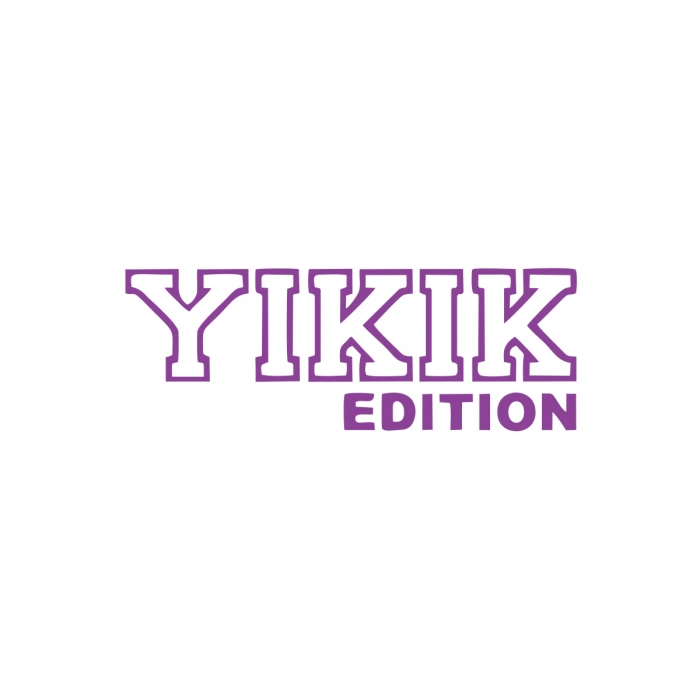 Yıkık Edition Araba Sticker 17x17 Cm Mor