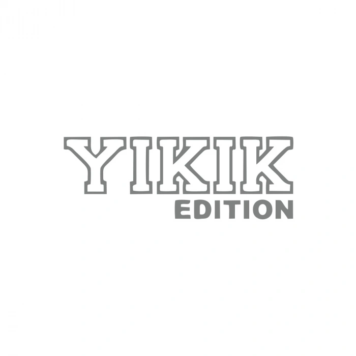 Yıkık Edition Araba Sticker 17x17 Cm Gri